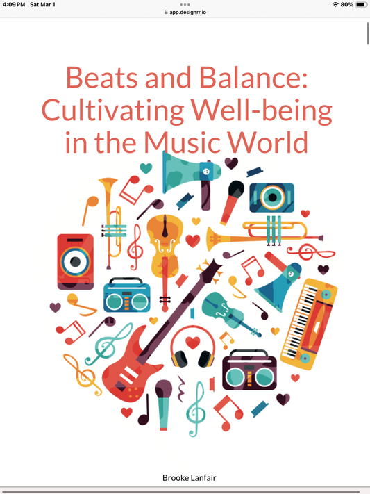 Beats and Balance: Cultivating Well-being in the Music World